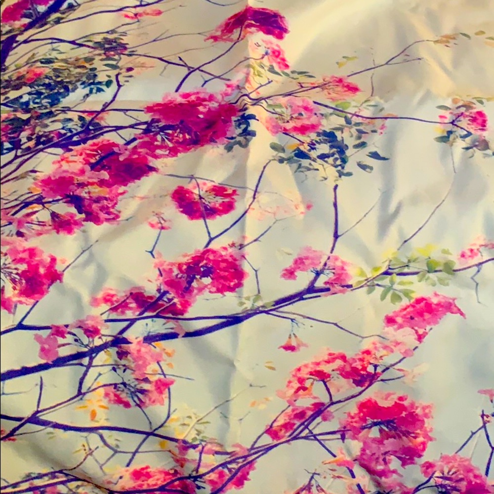 Cherry blossom pillow covers 18 x18. Must see and